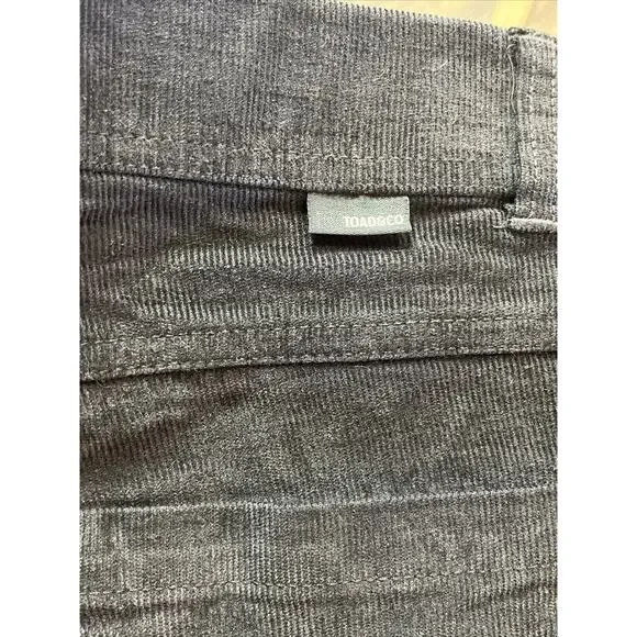 Toad&Co Women's Karuna Cord Wide Leg Pant Storm Size 10 - Picture 9 of 9